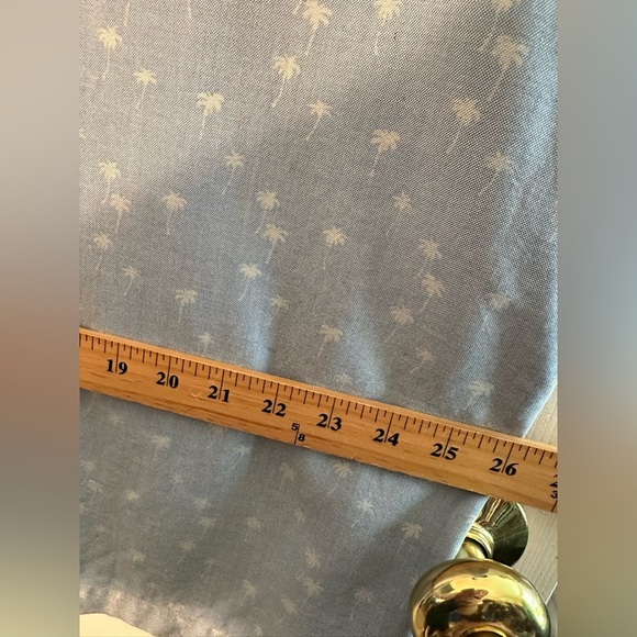 TOMMY BAHAMA Men’s 1XB 100% Silk Light Blue Palm Tree Button Up Short Sleeve - Picture 10 of 15
